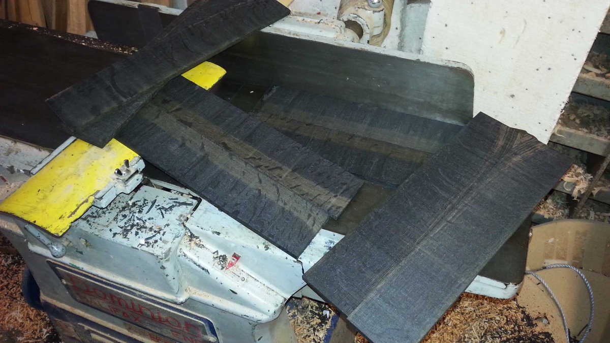 Super excited to be working with 4500 year old bog oak I have sourced, cut and dried myself, watch this space!