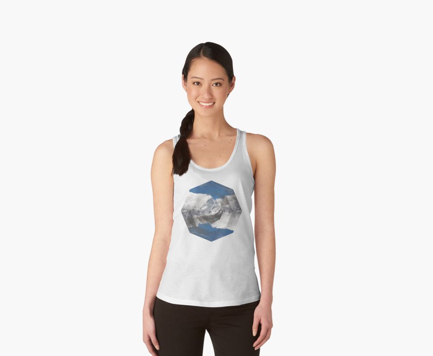 naturalFABRYC's tweet photo. TARN. A mountain lake swirling in the sky. Tank and other apparel in the store! https://t.co/aDqySmkRn0 https://t.co/tDA7hKSEdg