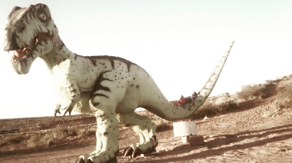 HerreraClaudio's tweet photo. Acá tomando una siesta con mi amigo #Carolini.

#dino #jurassic #dinosaurios #travel #ElChocón #holidays https://t.co/33BWhCd4oG
