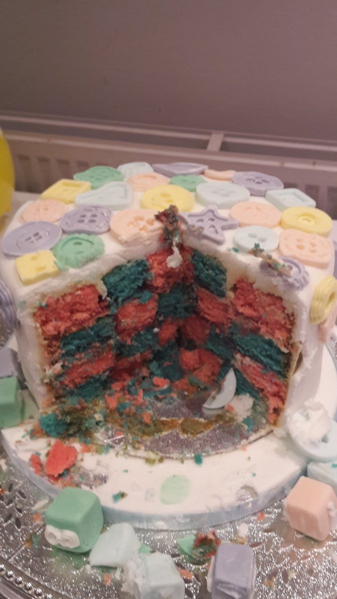 Iced__gems's tweet photo. Attempt at checkerboard cake for friends bsvy shower. #babyshowercake https://t.co/c68xymPhZB