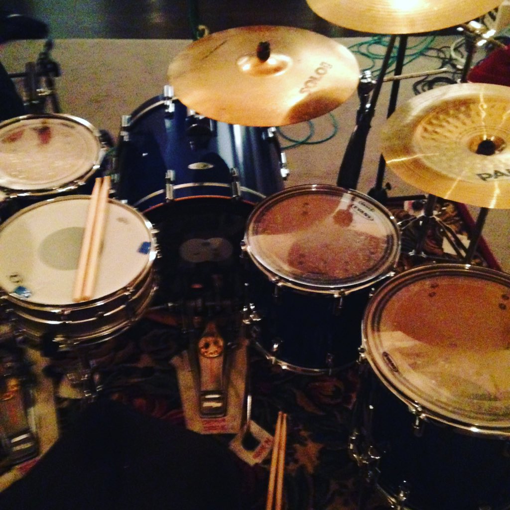 MicahOser's tweet photo. Drums today. Practice practice practice! #inconfidencerock #drums #practiceforshowtime #ofWolves https://t.co/UhRst3g2NL