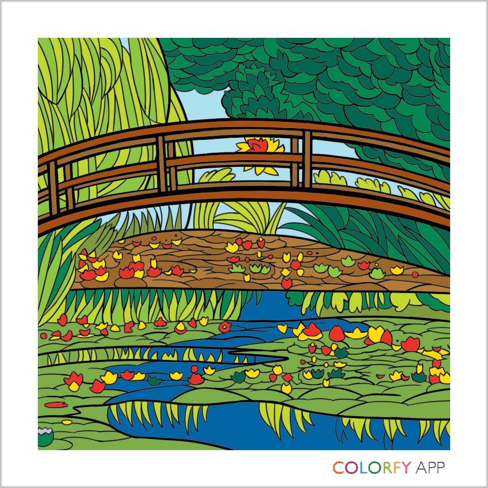 pq_wrath's tweet photo. Só não entendi um pouco o que era aquilo de baixo da ponte, ficou muito embolado então fiz um rio :3 #colorfy https://t.co/yvoh7mq2bZ