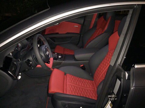 Audi Matte Black Audi Rs Red Interior The Gentleman