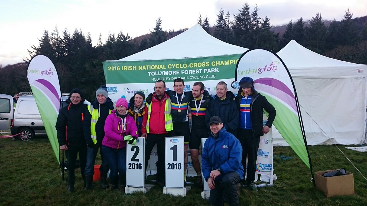 Team winners in the Senior Men's race were <a href="/dromaracc/">Dromara Cycling Club</a> who also did a fantastic job as race hosts #IrishCXnats