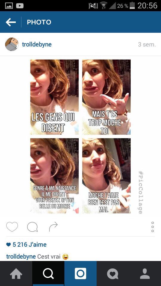 PerlesInstagram's tweet photo. J'en peux plus de ces photos 😪😂
Regardez juste le nombre de j'aime svp 😐 https://t.co/mzRvVGv3zQ