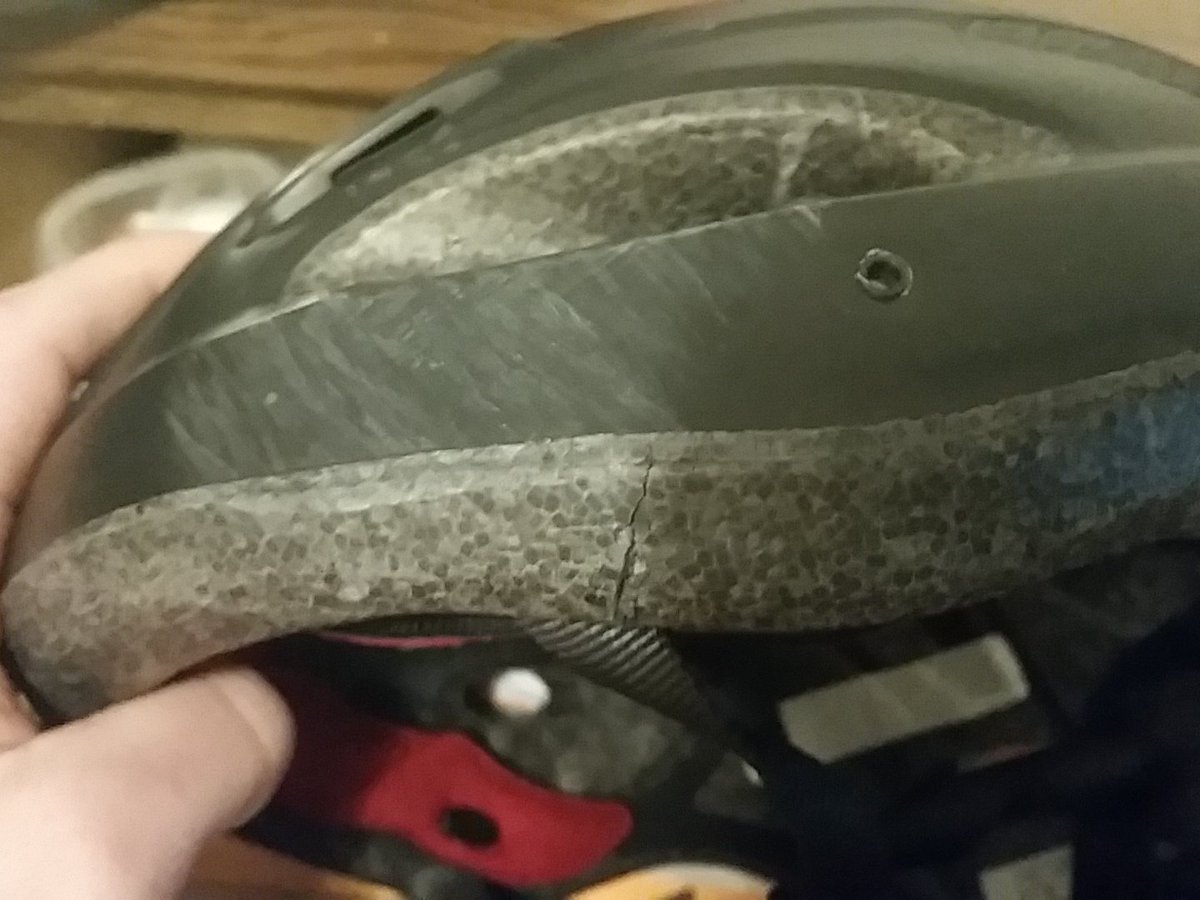 NickWoodMethod's tweet photo. new helmet skipped a curb and did not get my back tire up shoulder shot let the rehab begin #bikemove #RehabTime https://t.co/iexKzwFfj9