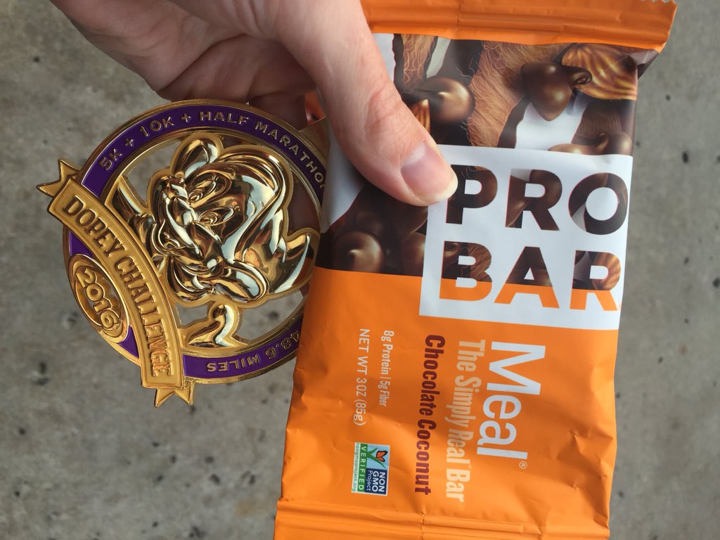 fitfulfocus's tweet photo. Refueling with @THEPROBAR post #DopeyChallenge! #fueledbyprobar #simplyreal #rundisney https://t.co/euQtY7uS0J