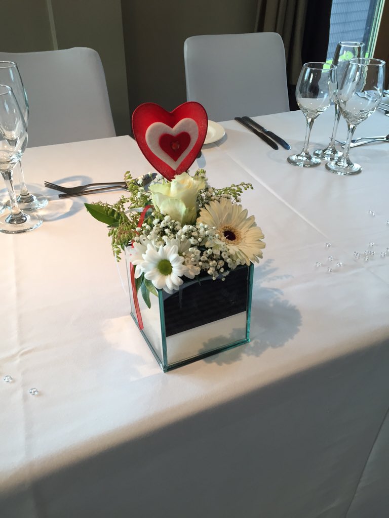 Elegant_chairs's tweet photo. A few new centrepieces from @OultonHall wedding open day X https://t.co/19MBGLLnHI