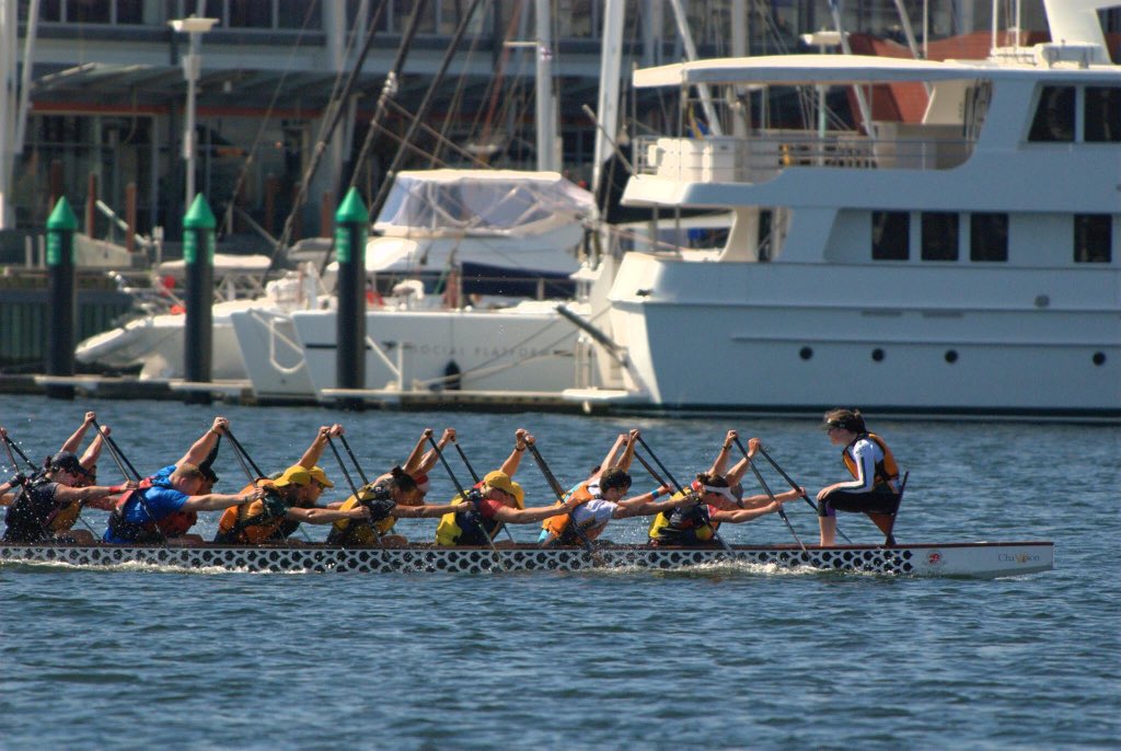 Auroras day 4 training camp, looking very powerful #AsianChampionships  #dragonboatracing