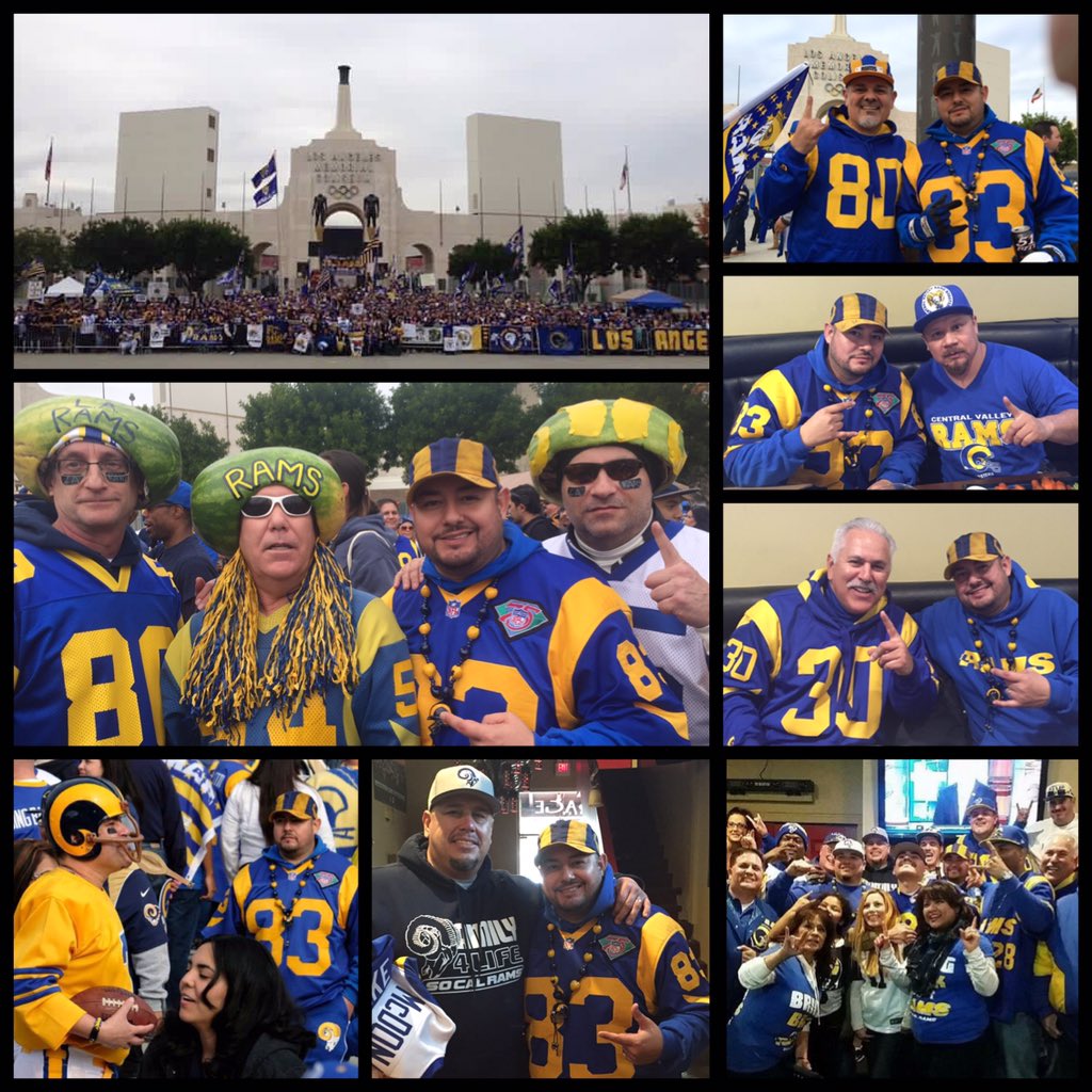 TeamRuiz_FM's tweet photo. Great time @ "Bring Back Our #LARams Rally" w/ our #Ramily. #Rams2LA #Rams4Life #BBTLAR #Rams #GoRams #LARams2016 https://t.co/eatOEAYqYx