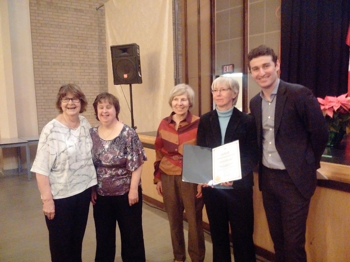cltbrad1's tweet photo. Joan Karout and Ruth Nagy recognized for 25 years of Friendship Club with Royal York baptist by #yvanbaker https://t.co/BYZJHfBnEp