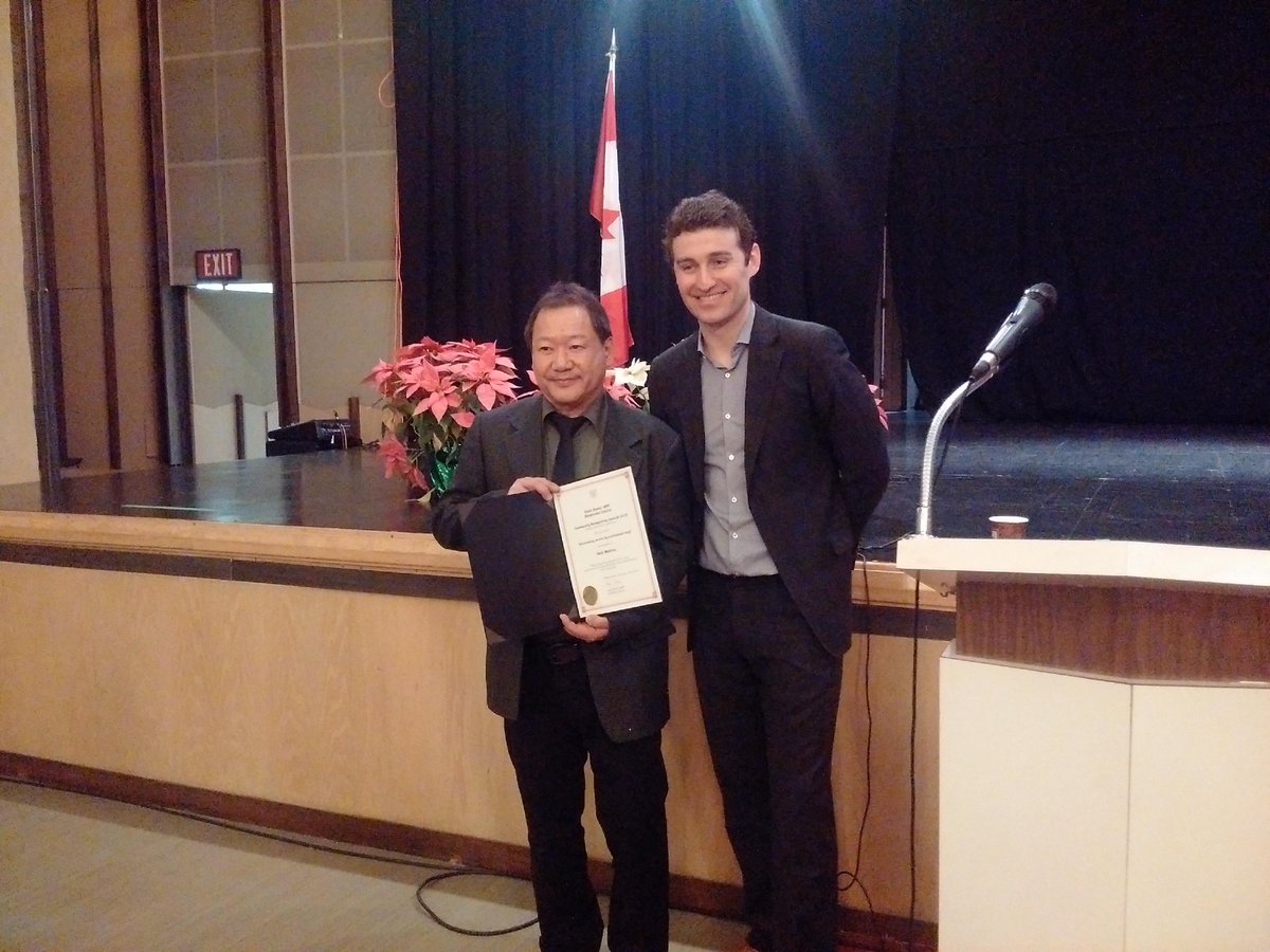 cltbrad1's tweet photo. Dale Makino recognized for 36 years with CLToronto of building an inclusive Toronto by #yvanbaker https://t.co/mPvXTSZwjr