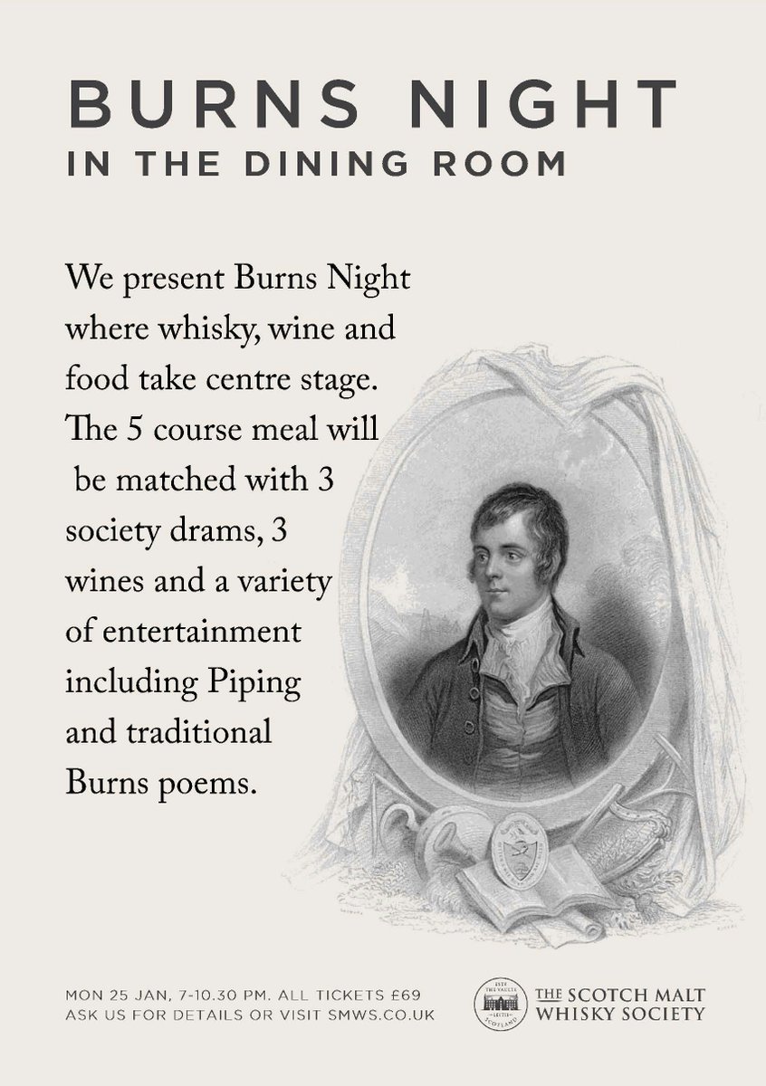 TheDiningRoomEd's tweet photo. Come and join us Mon 25th Jan 7pm #burnsnight #wine #whisky #dinner #poems To book tickets: https://t.co/EBfuBcnVWH https://t.co/CXeR7qghRH
