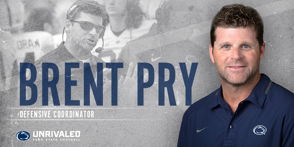 Congratulations to Coach Pry, named #PennState Defensive Coordinator. #WeAre gopsu.info/1Zl78bn