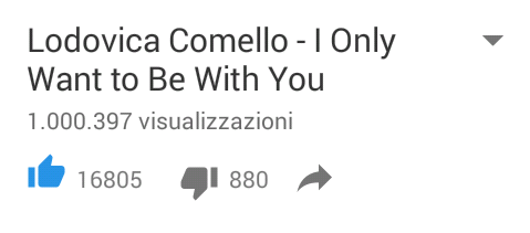 LodoMySunshine's tweet image. ONE MILLION FOR #IOnlyWantToBeWithYou ❤❤ @lodocomello 💪🔥💥🙀 🎸🎬💥🙉🔝🎈😍👏🎶💻💥