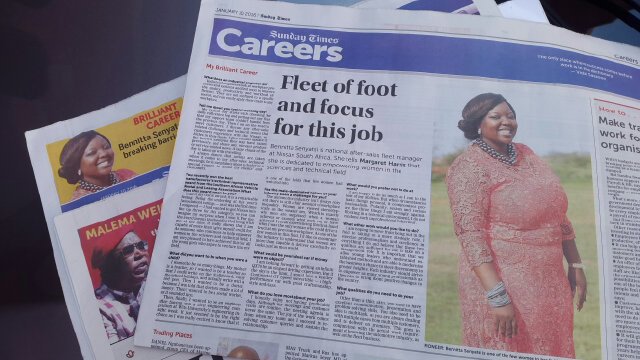 Bennitta_S's tweet photo. *happy* @SundayTimesZA #CareersSectionPg13 @nissanza #Nissan #FemaleEngineer #WomenEmpowerement #SAVRALA #Humbled ♥ https://t.co/8NmJAkhqZ7