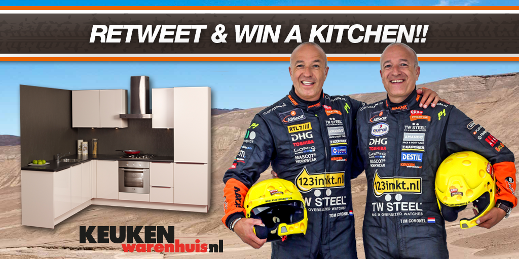 Maak kans op een keuken twv 3995 Euro #Dakar2016