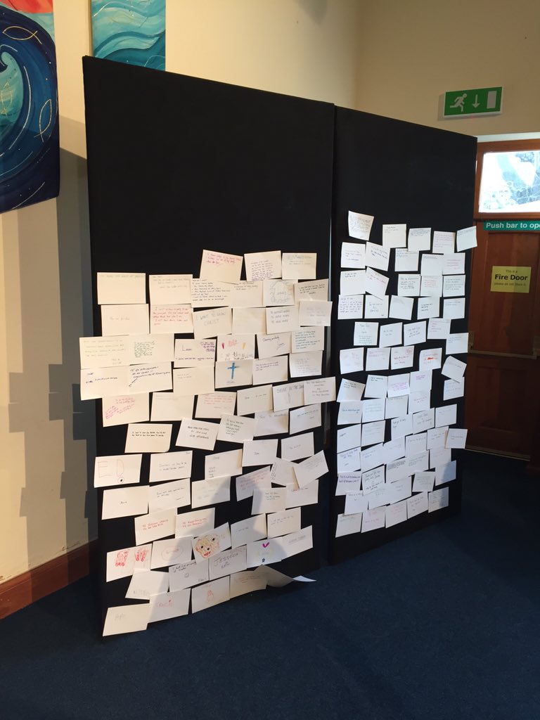 This morning we were talking about Building the Kingdom and we had a time of committing to pray for people.