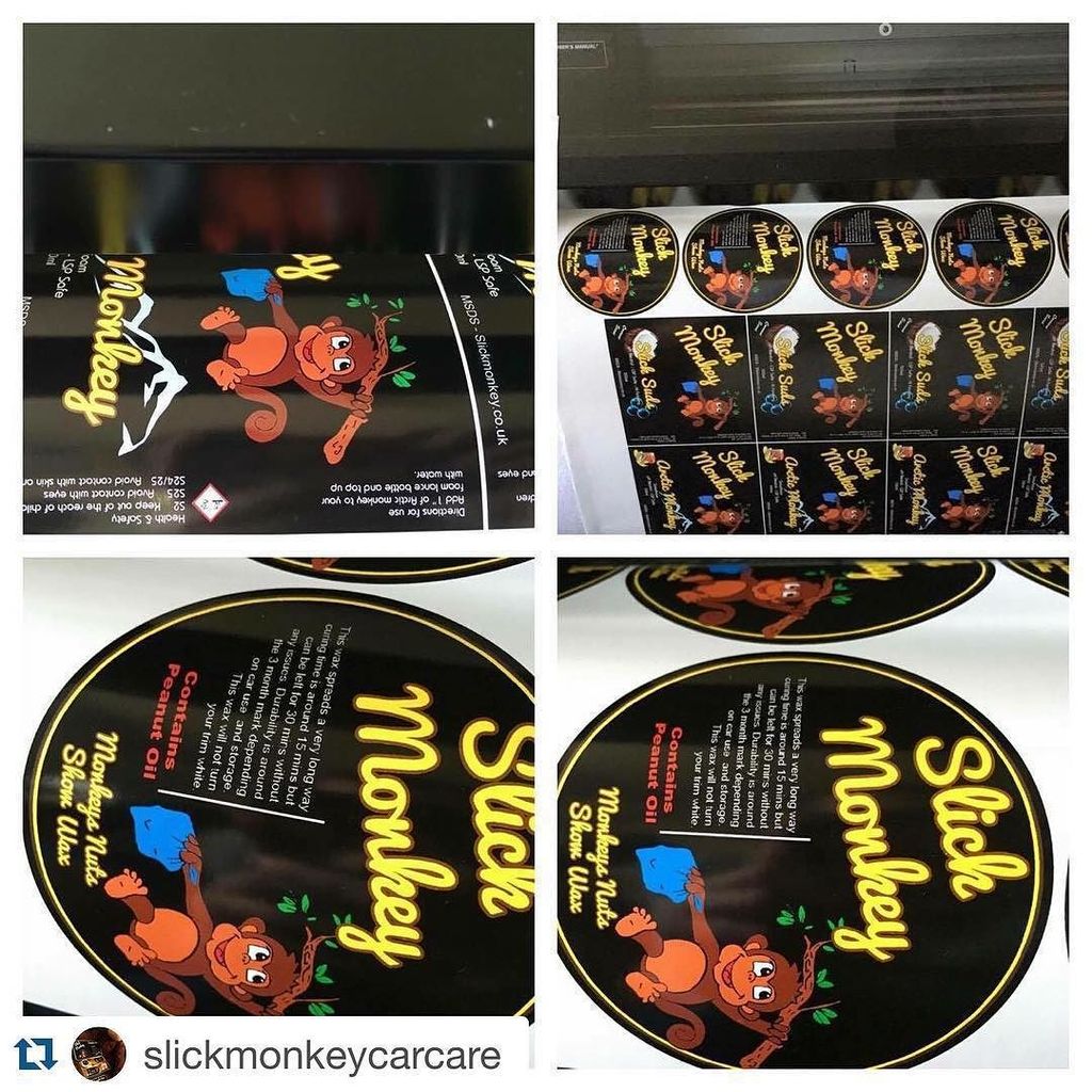 WaxD_Mag's tweet photo. #Repost @slickmonkeycarcare with @repostapp.
・・・
Product labels finally on the print! It's been a long hard few mon… https://t.co/5NHy12Yqww