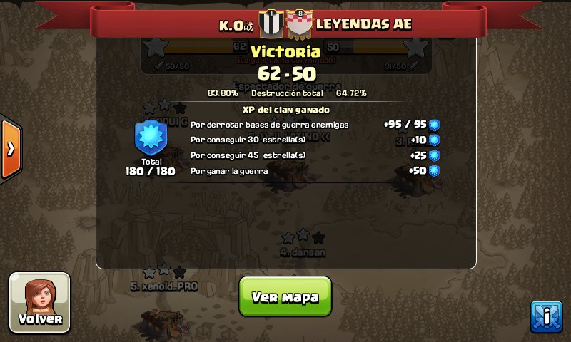 clanKOwar's tweet photo. Final de la guerra vs @LEYENDASAE  con victoria💪💪 a seguir asi K.O https://t.co/4BDkWgcTvu