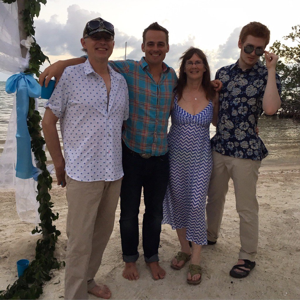 Charlotte Kilcher on Twitter: &quot;Fun at my son @TorreyShort &amp; Dana&#39;s Belize wedding with @OttoKilcher, @NikosKilcher &amp; @August_Kilcher in December. https://t.co/6PB9ydY34F&quot;