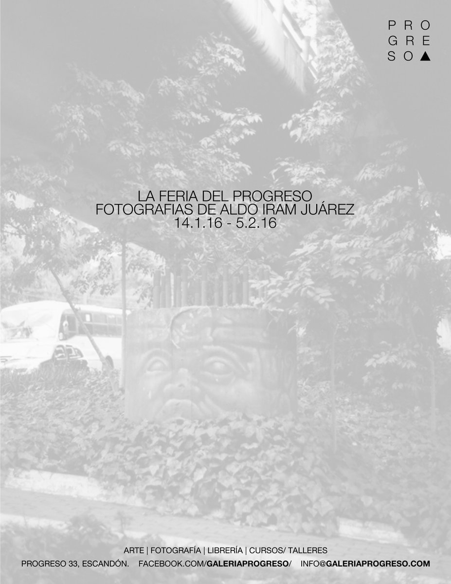 galeriaprogreso's tweet image. Apertura de @galeriaprogreso
Exposición de @aldoiram + Brindis de cortesía. Jueves, 18:30hrs galeriaprogreso.com