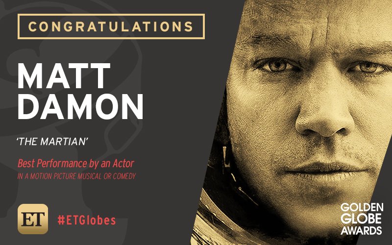 2016 골든글로브 시상식 영화부문 수상자들 | 인스티즈