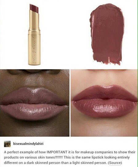 more makeup companies need to start advertising their makeup on POC too