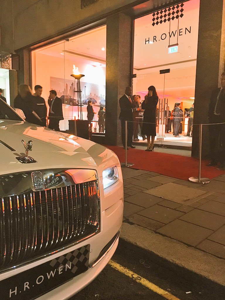 tonic_collectiv's tweet photo. First UK dealer preview of DAWN at @RRMCLondon - beautiful space, striking car, lovely team https://t.co/dHmCnj9CA8