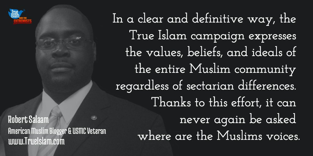 TrueIslamUSA's tweet photo. .@RSalaam endorsed the #TrueIslam campaign. Join him to help protect America. Visit https://t.co/ZpTpJtDg2x https://t.co/slSt8S1wns