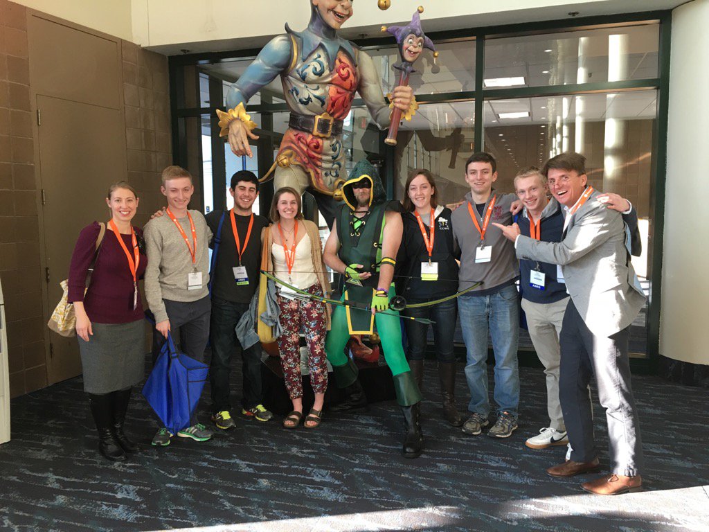 The best part of AMS is comicon. #AMS2016