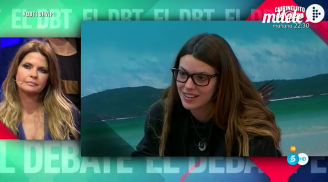 ghoficial's tweet photo. Rappel le echa las cartas a Laura.
RT->Lo ha clavao.
MG->El futuro en movimiento está.
#DBT1GHVIP https://t.co/UIbF0okiDr