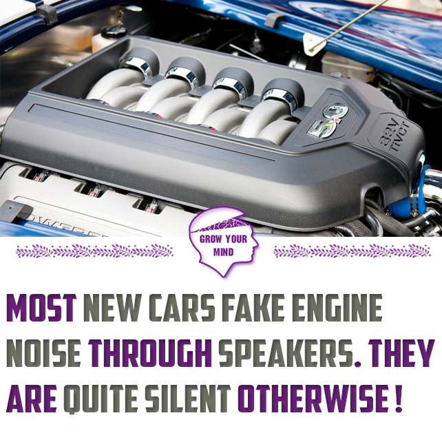Most new cars fake engine noise through 