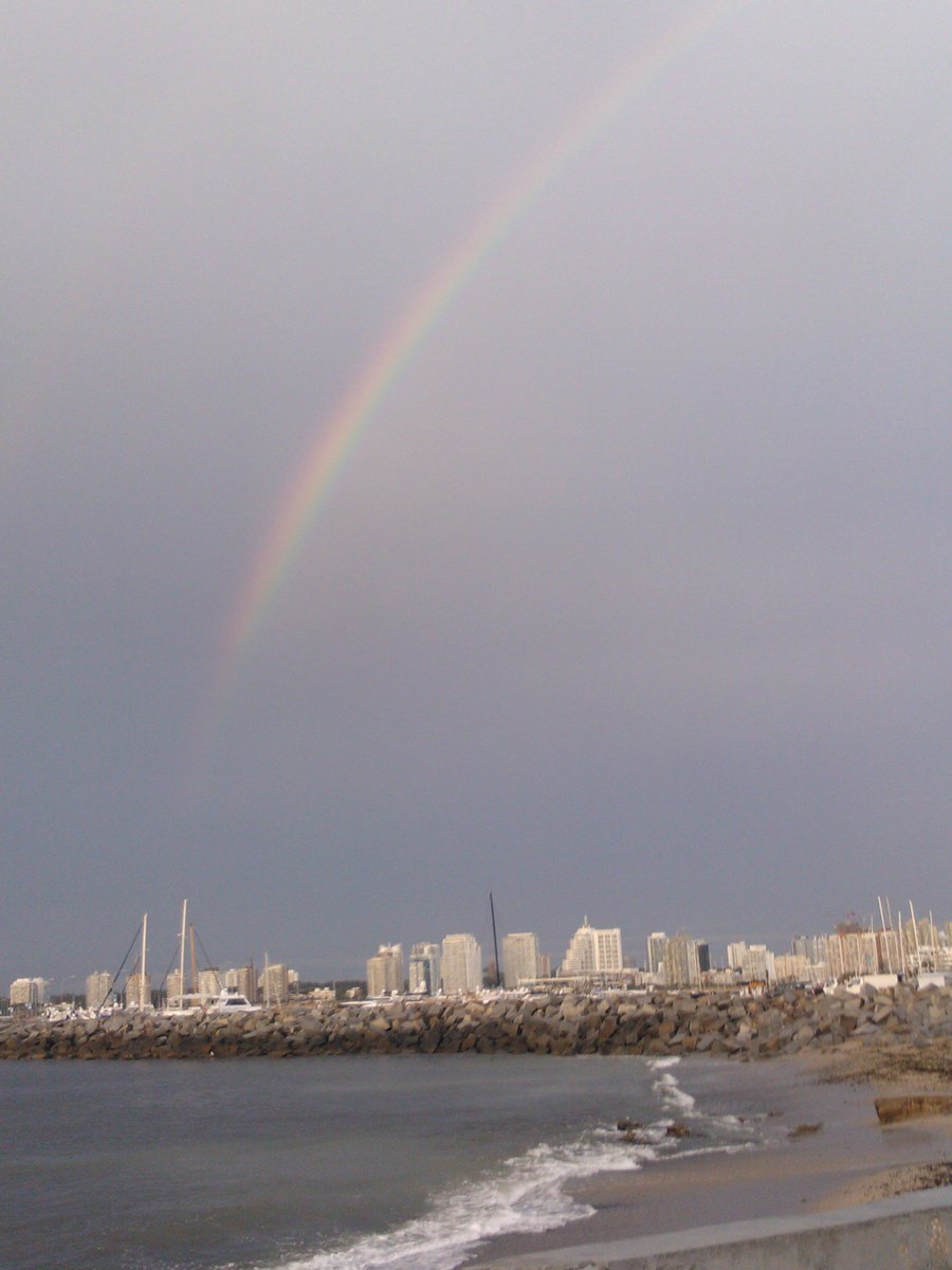 Arcoiris en Punta !!! #vacaciones