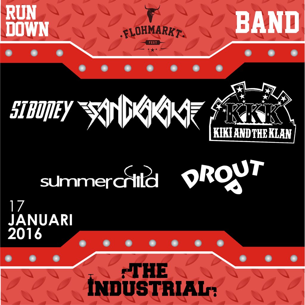 @ProsaNada <a href="/thealineband/">WE ARE THE ALINE</a> <a href="/WAZAism/">WAZA</a> <a href="/reshuffle_/">RSF!</a> <a href="/afapika/">Afapika Official</a> <a href="/HolidayAnna_/">HOLIDAY ANNA</a> @SungaiYk <a href="/SMM13_/">Siboney Orchestra</a> <a href="/Sangkakala_/">Sangkakala</a> <a href="/KikiTheKlan/">Kiki & The Klan</a>