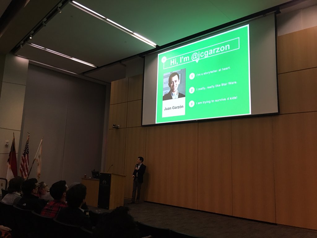 CrownTownLiving's tweet photo. Juan is back as MC! Final presentations coming soon for Charlotte Startup Weekend 2016. @jcgarzon @StartupWkndCLT https://t.co/0ZDJ2YCSCg
