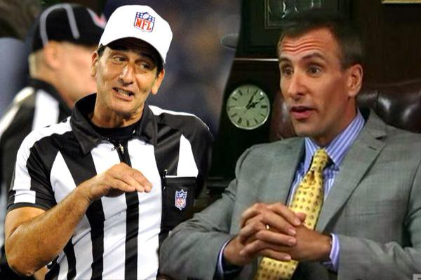 Today's referee, Gene Steratore, looks exactly like the lawyer from It's Always Sunny in Philadelphia. #GBvsWAS