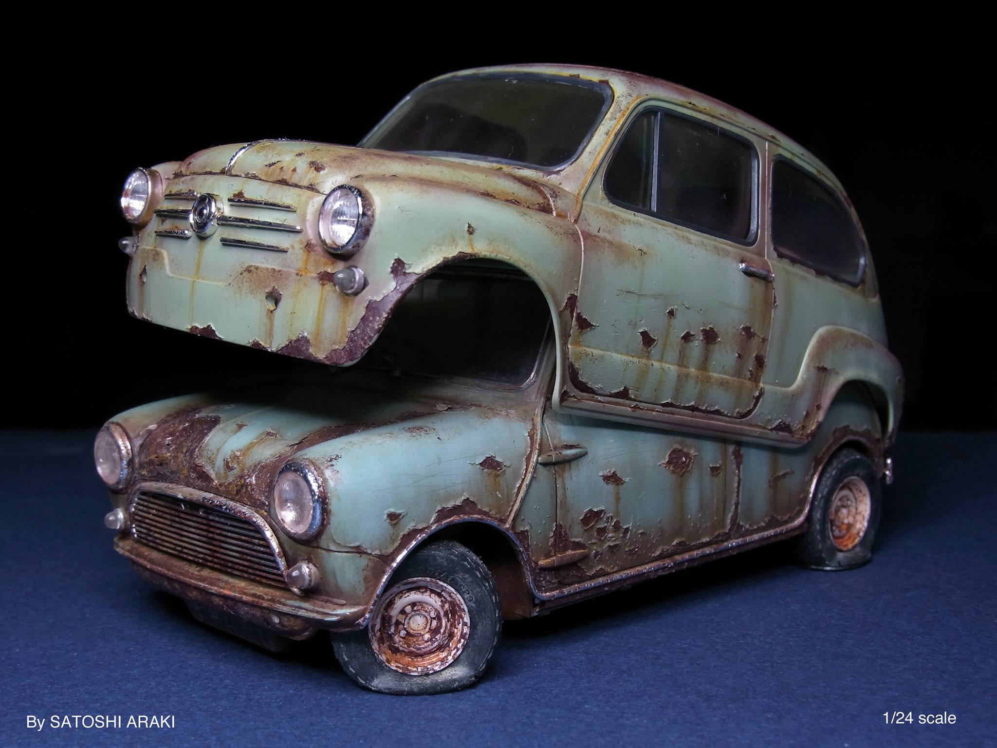 تويتر 情景師アラーキー 荒木さとし على تويتر I Love 錆び模型 幽体離脱 1 24 Mini Amp Fiat 600 廃車模型のサビ塗装のやり方は私のblogで T Co Rg8rsoeih1 T Co Gju6v8cfwj