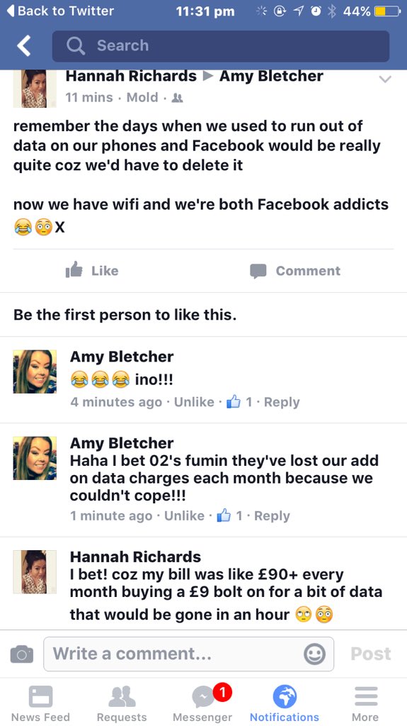 Hannah__Nicolee's tweet image. @O2 profits down now me and aimz have wifi 😂 #o2problems #nomorenastybills 😂👍🏼