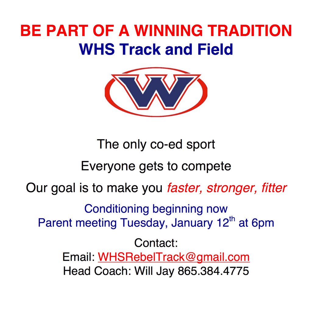 WHS Track and Field tweet media