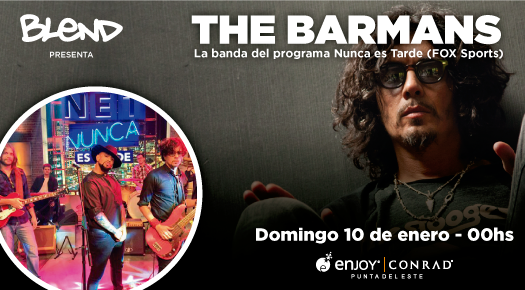 EnjoyPde's tweet photo. Esta noche vamos a rockear con @zorritovon @TheBarmans @NETxFOX ¡Te esperamos en Blend Bar! https://t.co/nrWcynFofV