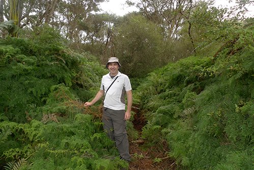 CSIROPublishing's tweet photo. Here's @LeonPerrie in the field! Not only is he botany curator at @Te_Papa, he's also an #AusSysBot Associate Editor https://t.co/OnD7gaXrTu