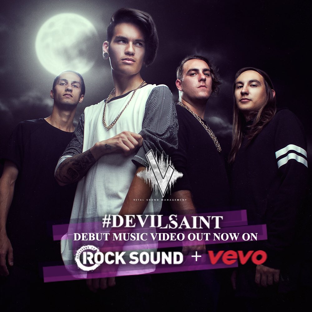 VitalSoundMGMT's tweet photo. If you didn't catch it yesterday @drifterproject debuted #DevilSaint on @rocksound - https://t.co/57WbMGFifW https://t.co/aGTZ90jma2