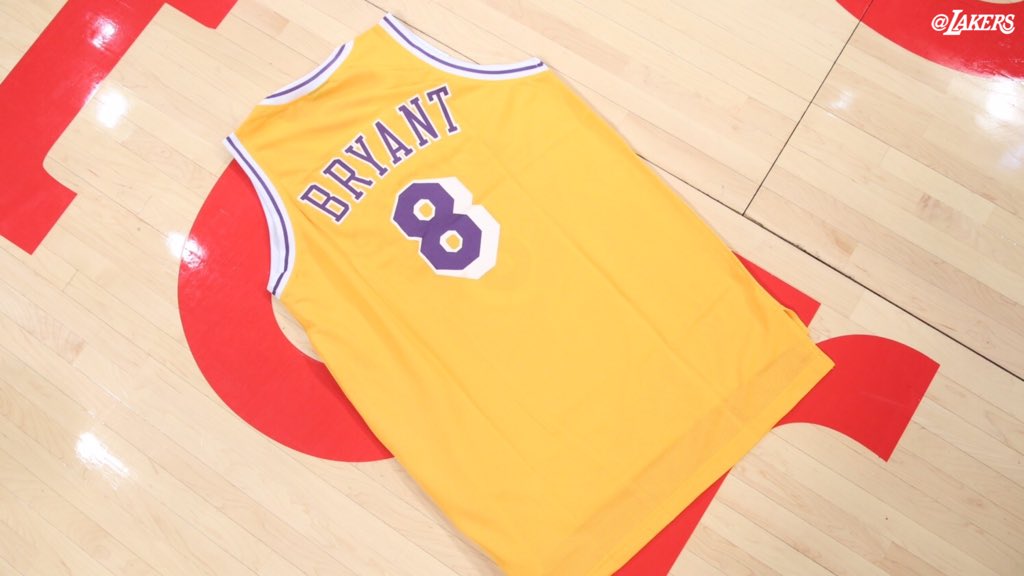 Tonight's giveaway to all fans in attendance is a classic. #KB20