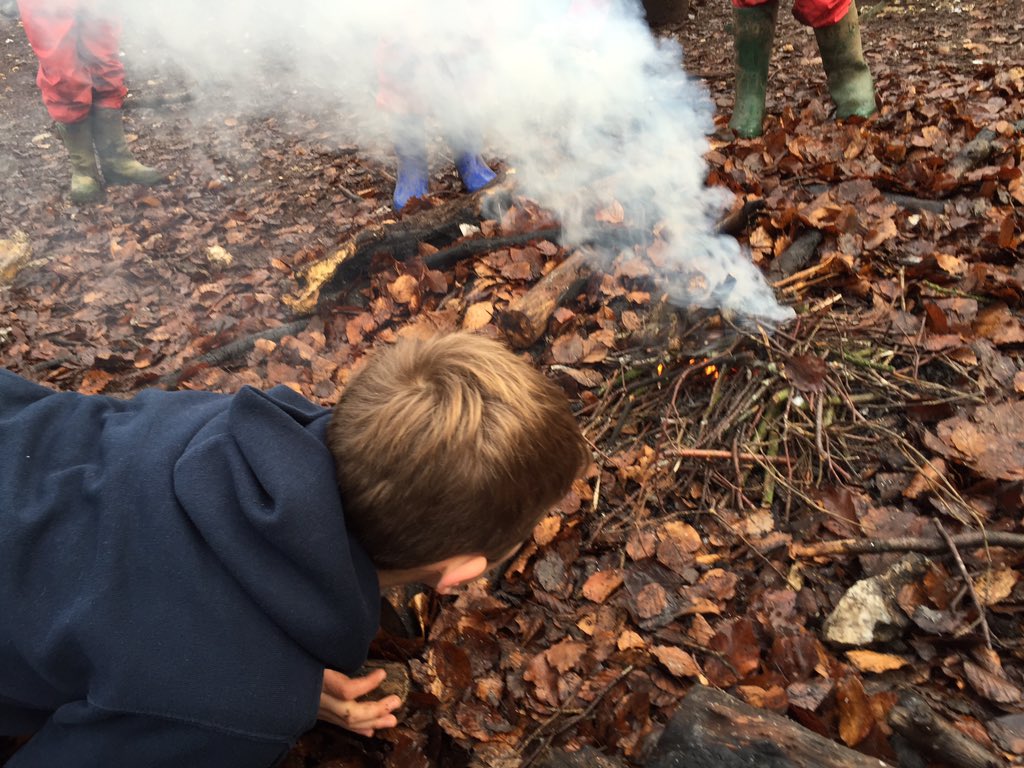 MoulsfordForest's tweet photo. If you build a fire, marshmallows will come... #outdoorlearning #everychildwild #learningwithoutwriting @moulsford https://t.co/nwEvW3yyj9