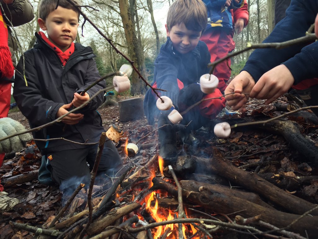 MoulsfordForest's tweet photo. If you build a fire, marshmallows will come... #outdoorlearning #everychildwild #learningwithoutwriting @moulsford https://t.co/nwEvW3yyj9