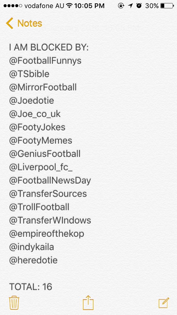 Stop_ClickBait's tweet image. 16 accounts have now blocked me the latest @Herdotie