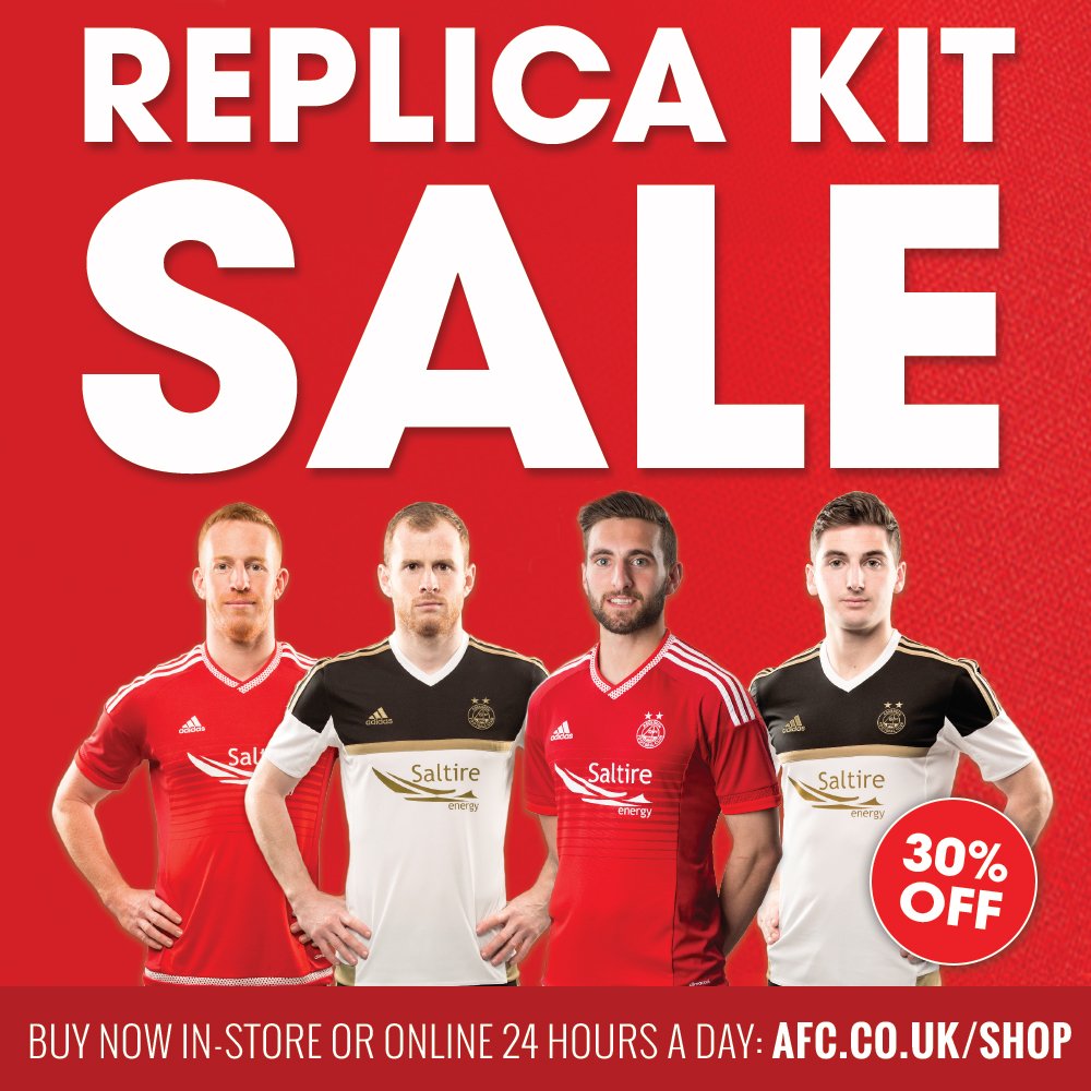 Aberdeen Fc On Twitter Sale Get 30 Off Replica Kit In Store