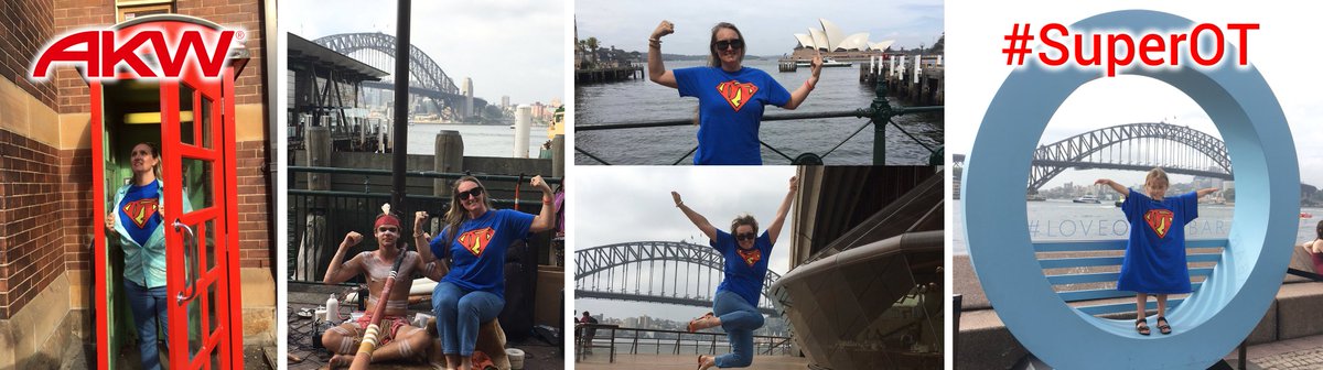 AKWcares's tweet photo. More GREAT pictures of #SuperOT @OTdevOTion wearing her AKW t-shirt around Sydney! She even got her niece involved! https://t.co/08mW81Ts8S