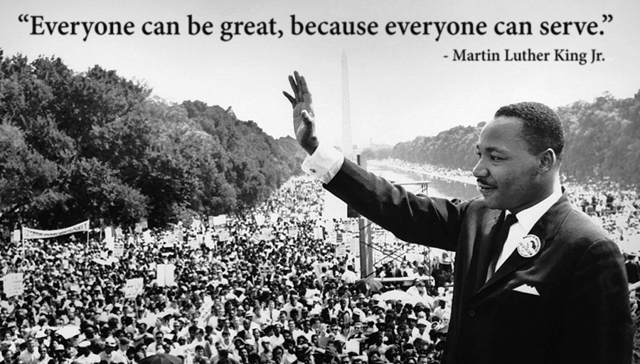 My fave MLK Jr quote.Positive change can &amp; must be promoted by everyone- you don't have to be famous or rich #MLKDay